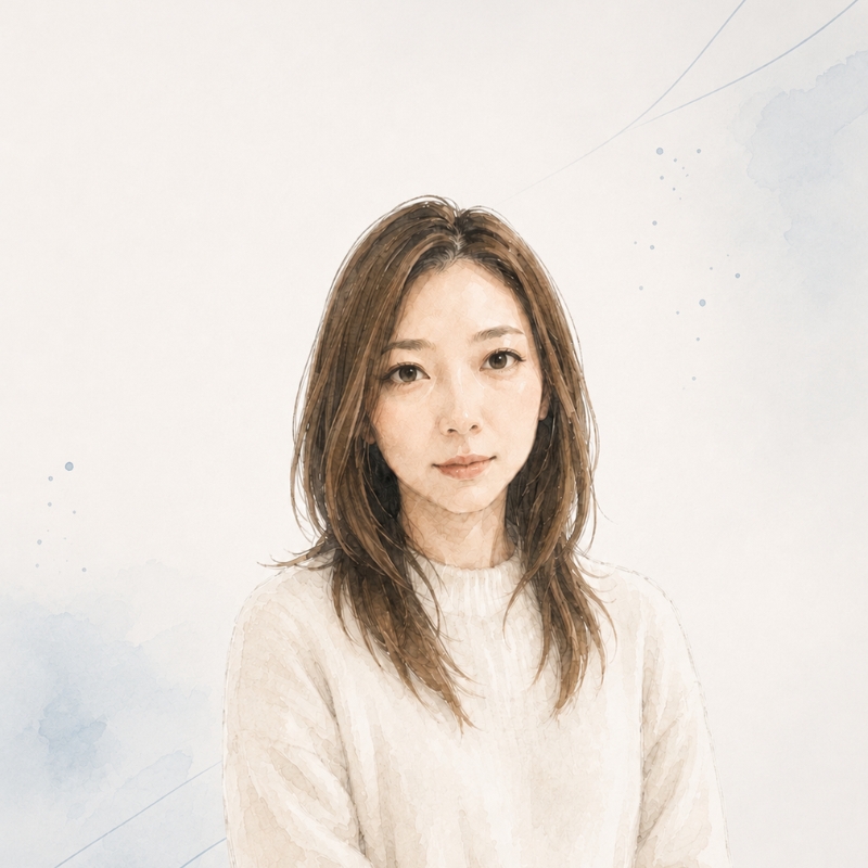 講師 松阪未樹のプロフィールイラスト